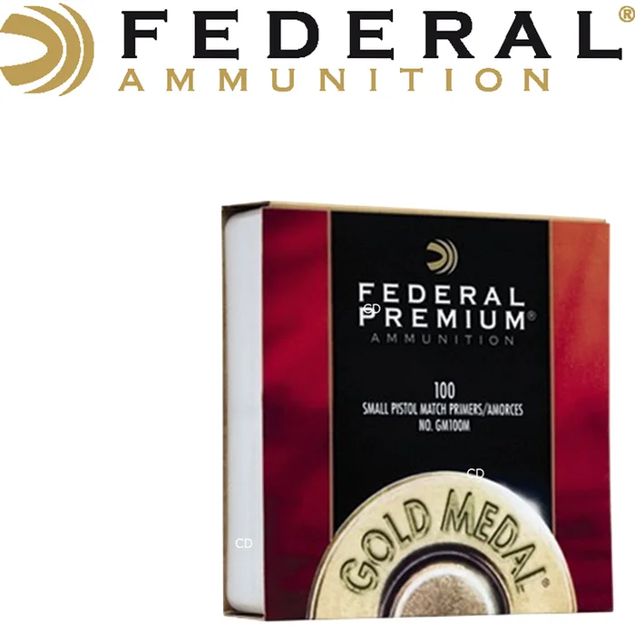 AMORCES FEDERAL PREMIUM GOLD MEDAL PAR 100