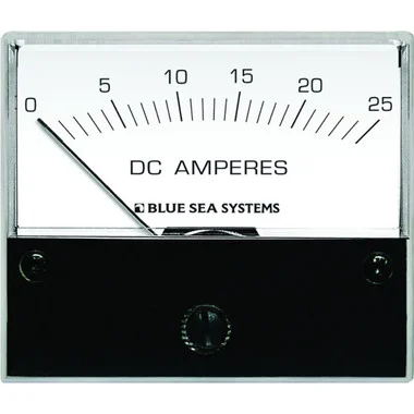 Ampèremètre analogique CC Blue Sea 8005 – Cadran de 2-3/4″, 0-25 ampères CC