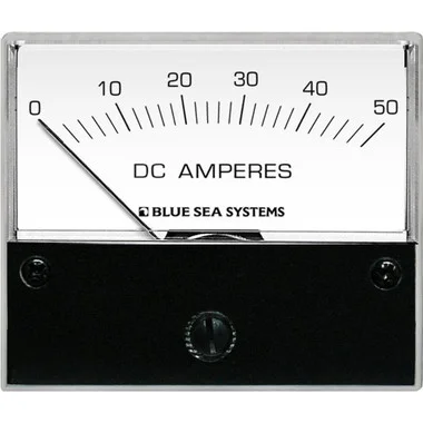 Ampèremètre analogique CC Blue Sea 8022 – Cadran de 2-3/4, 0-50 A CC