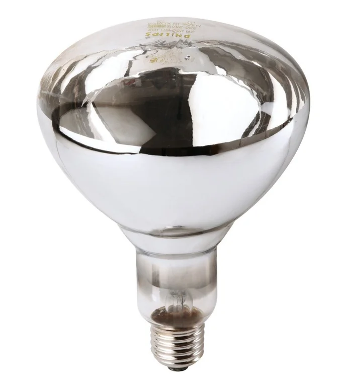 Ampoule PHILIPS IR à vis blanche 250W