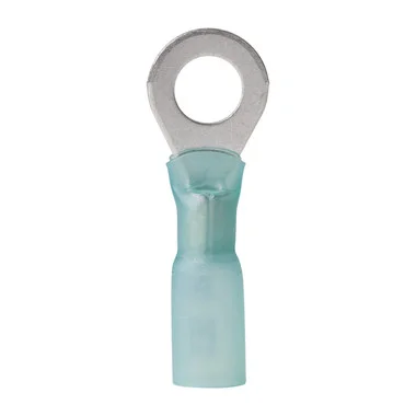 Ancor 16-14 1/4 anneau terminal thermorétractable bleu paquet de 25