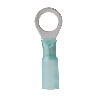 Ancor 16-14 5/16 Cosse à Anneau Rétractable à la Chaleur Bleu Paquet de 100