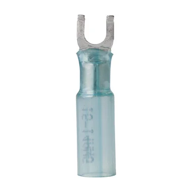 Ancor 16-14 #8 Spade Heat Shrink Bleu 100 Pack