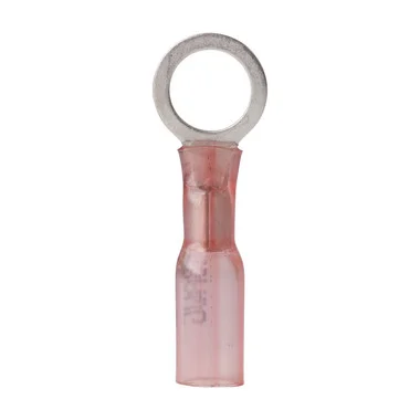 Ancor 22-18 5/16 Cosse à Anneau Thermo rétractable Rouge Paquet de 100