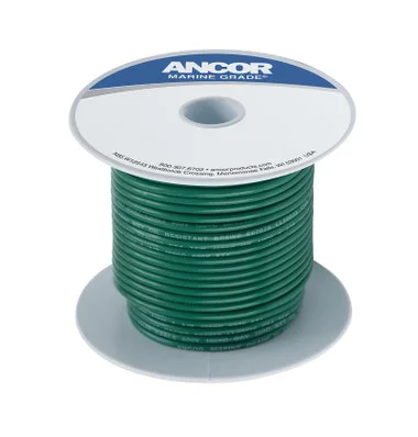 Ancor #8 Green 25′ Spool Tinned Copper