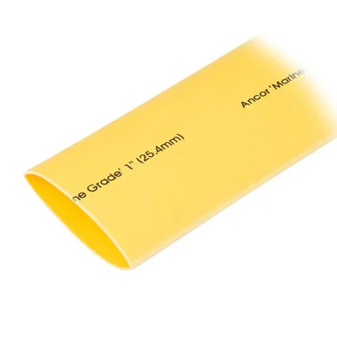 Ancor Gaine thermorétractable 2,54 cm x 121,92 cm – Jaune – 1 Pièces