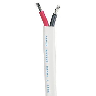 Ancor Standard Duplex Cable – Flat 14/2 AWG – 2 x 2mm Rouge/Noir – 100′