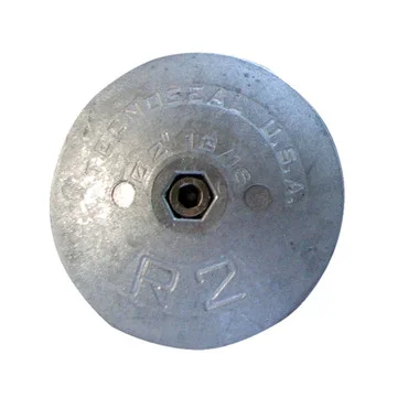Anode de gouvernail Tecnoseal R2AL – Aluminium – 2-13/16&Prime; de diamètre