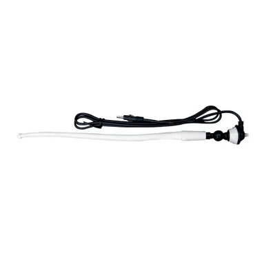 Antenne en caoutchouc blanc am/fm 16&Prime;