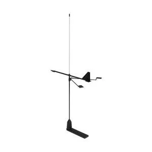 Antenne inox avec girouette et support plat 0.89m – 3dB