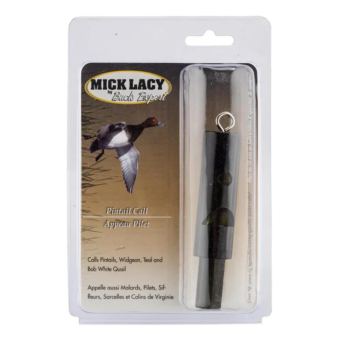 Appeau Canard Buck Expert Mick Lacy – Son Réaliste – Bois d&rsquo;Acacia – Attire Efficacement les Canards