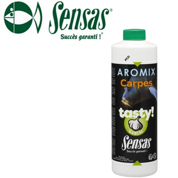 AROMIX SENSAS CARP TASTY GARLIC 500ML