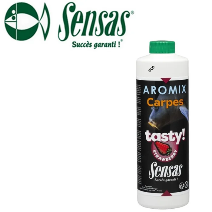 AROMIX SENSAS CARP TASTY STRAWBERRY 500ML