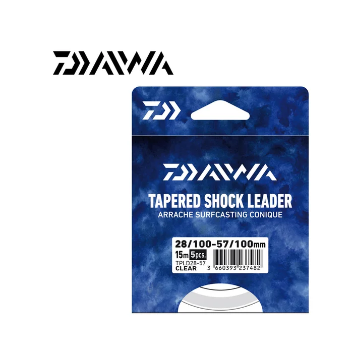 Arrache Surf Taper Leader Translucide 15m Par 5 Daiwa
