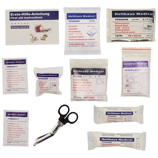 Assortiment de premiers soins, HOLTHAUS, 27 pièce, DIN 13164