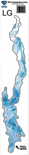 Autocollant Lake George Ice