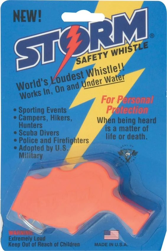 AW1 – Wind Storm Sifflet de survie orange