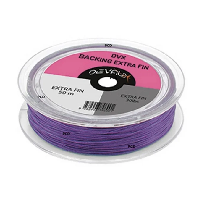Backing Extra Fin Devaux Pourpre 50M 30Lbs