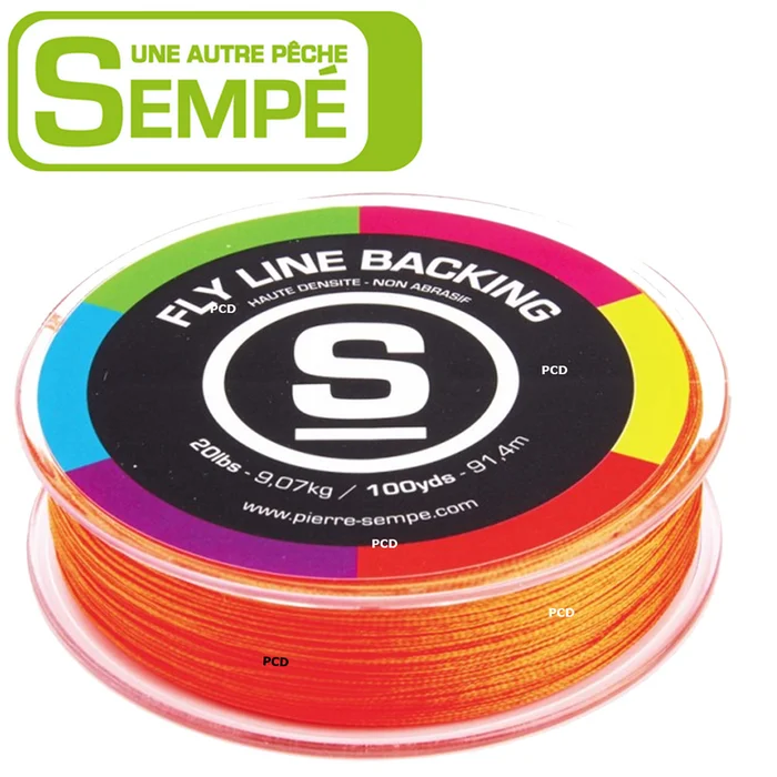 BACKING SEMPE BACKING LINE 20LBS 100YDS ORANGE