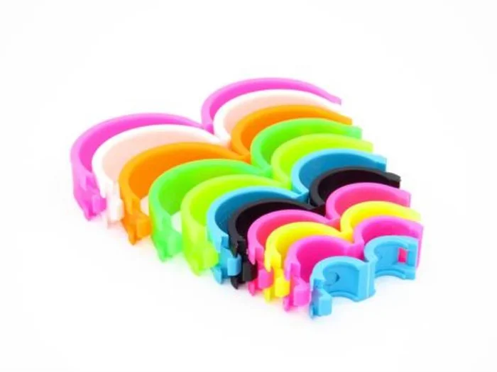 BAGUES LOCK PLASTIQUE Ø8MM X50