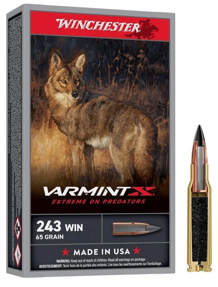 Balles 243WIN Varmint X 65 grain WINCHESTER