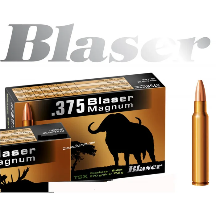 BALLES BLASER BARNES TSX 375 BLASER MAGNUM 270 Grains PAR 20