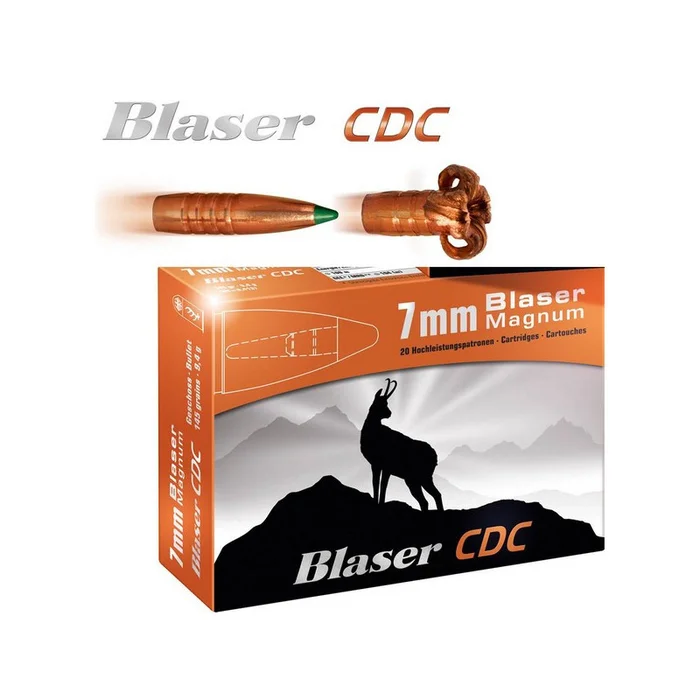 BALLES BLASER CDC 7MM Rem Mag 145 Grains PAR 20