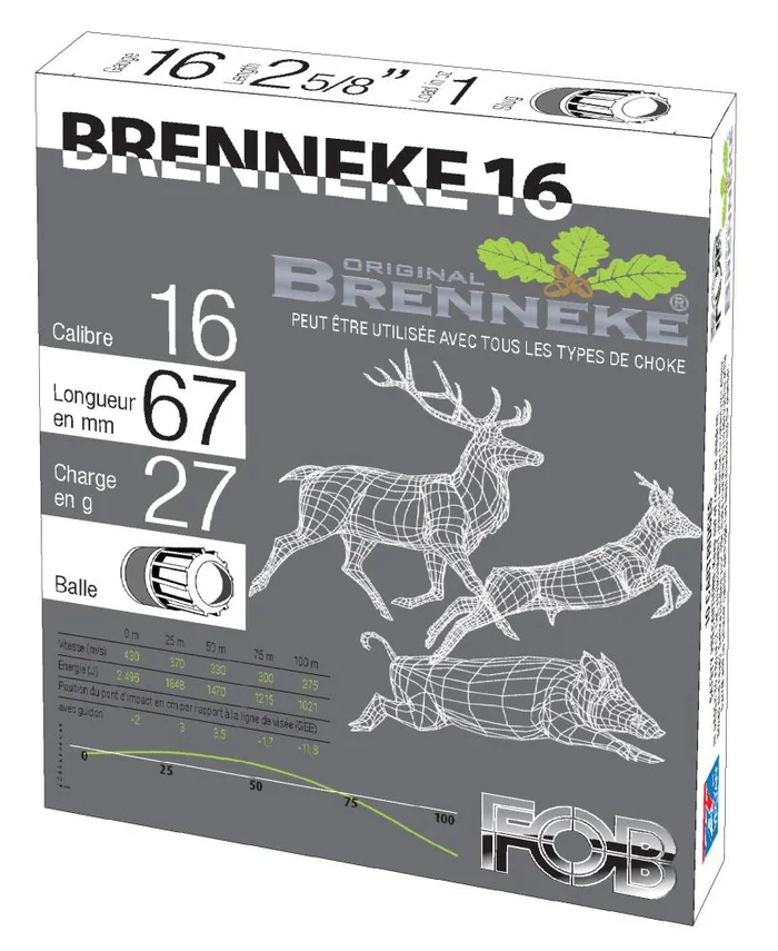 BALLES BRENNEKE 16/27G