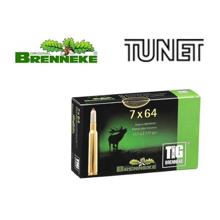 BALLES BRENNEKE TIG 8X57 IS 198 GRAINS PAR 20
