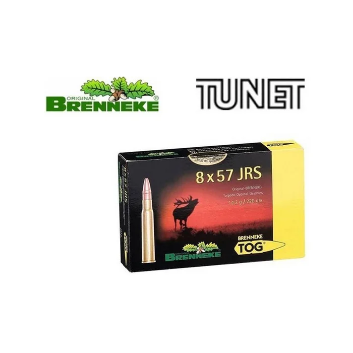 Balles Brenneke TOG 8×57 JRS 220 Grains Par 20