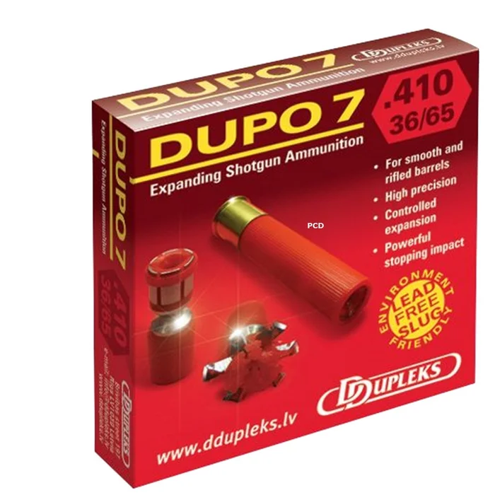 Balles Ddupleks Dupo 7 Calibre 410 Par 5
