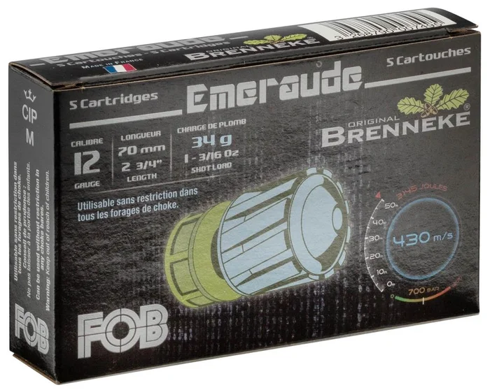 BALLES EMERAUDE 12/34G