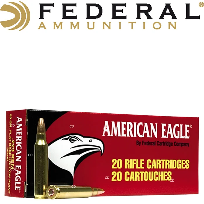 BALLES FEDERAL AMERICAN EAGLE SOLID 22LR 38 Grains PAR 40