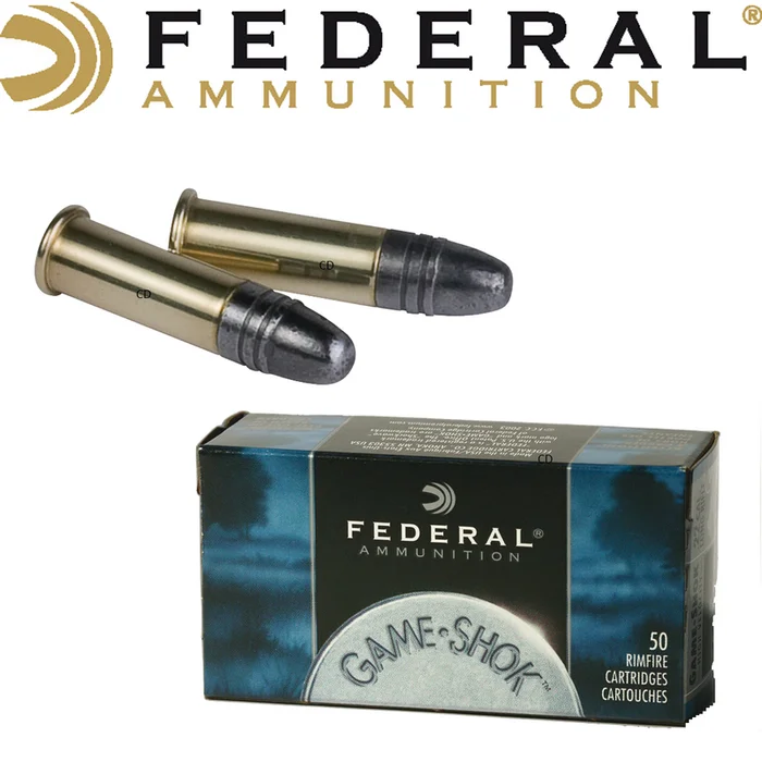 BALLES FEDERAL GAME SHOCK RIMFIRE 22LR 31 Grains PAR 50