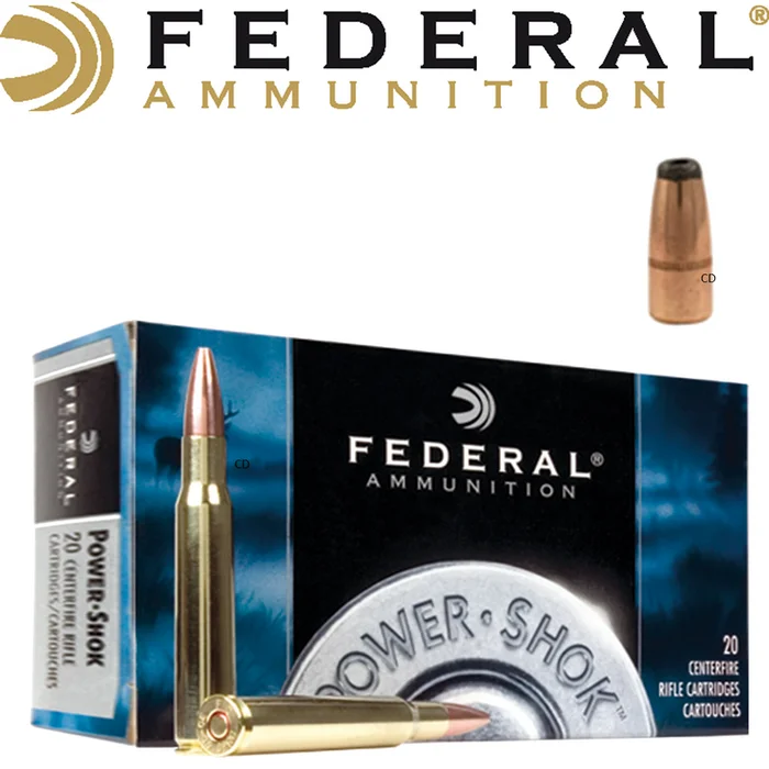 BALLES FEDERAL HOLLOW POINT POWER SHOK 44 Rem Magnum 240 Grains PAR 20