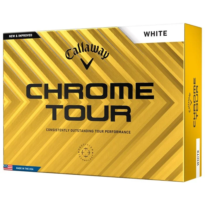 Balles neuves Callaway Golf Chrome Tour White
