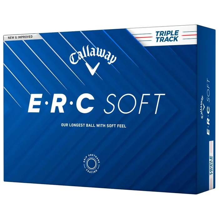 Balles neuves Callaway Golf ERC Soft Triple Track White