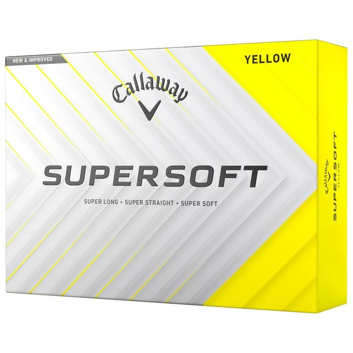 Balles neuves Callaway Golf Supersoft Yellow
