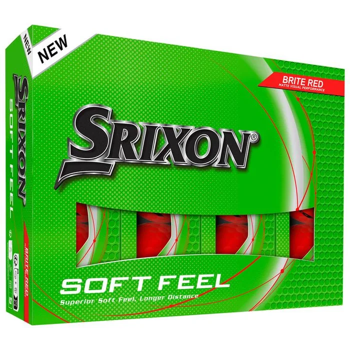 Balles neuves Srixon Soft Feel 14 Brite Red