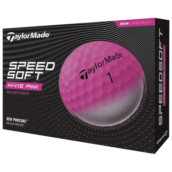 Balles neuves Taylormade SpeedSoft Pink