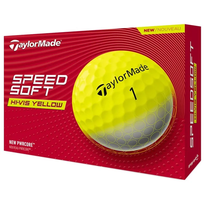 Balles neuves Taylormade SpeedSoft Yellow