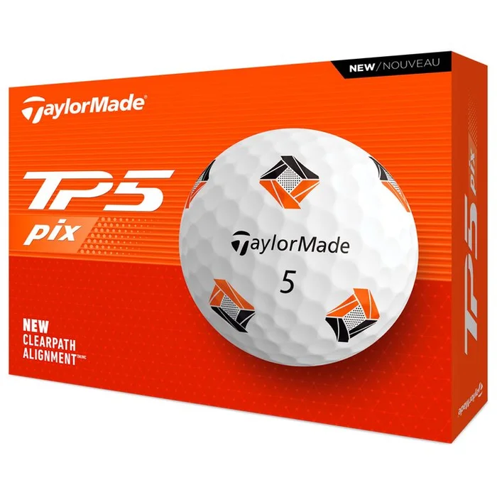 Balles neuves Taylormade TP5 Pix 3.0 White