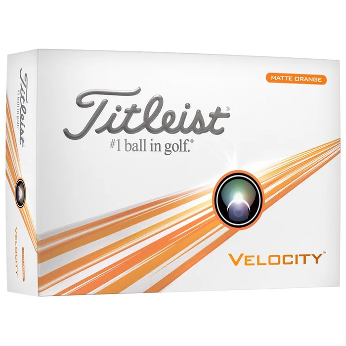 Balles neuves Titleist Velocity Orange