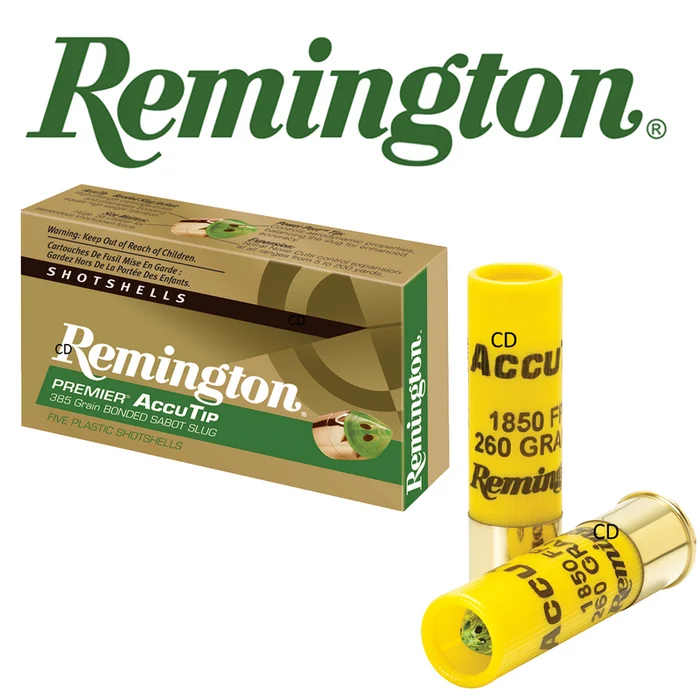 BALLES REMINGTON ACCUTIP BONDED 12 /76 25G PAR 5