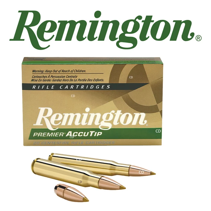 BALLES REMINGTON PREMIER ACCUTIP BOAT TAIL 7MM REM MAG 140 GRAINS PAR 20