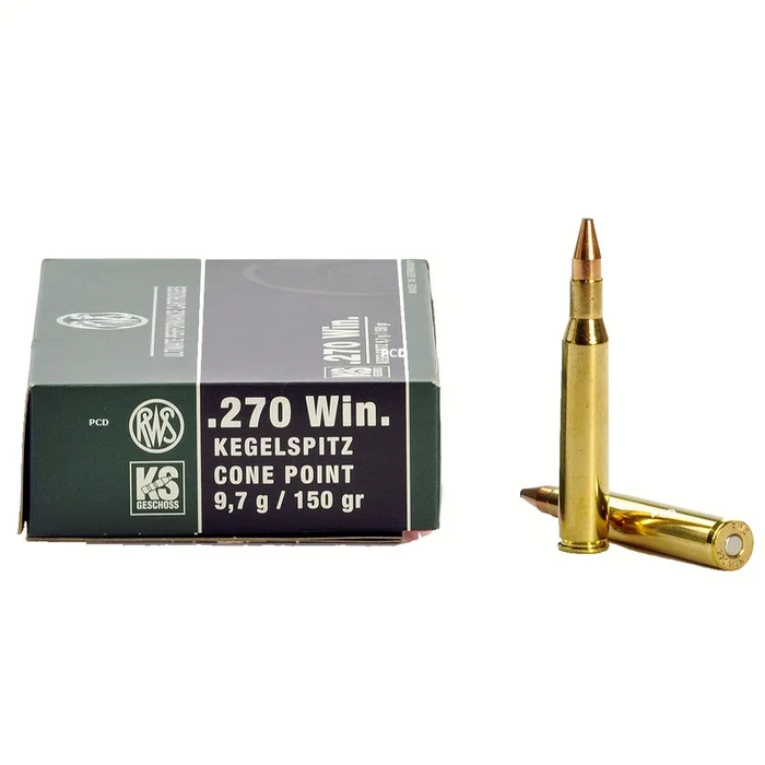 Balles RWS KS 270 Win 150 Grains Par 20