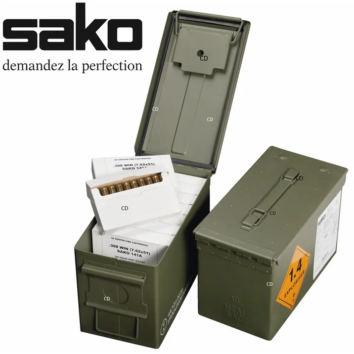 Balles Sako En Caisse Militaire Par 800 300 BLK 123 Grains Tactical SP