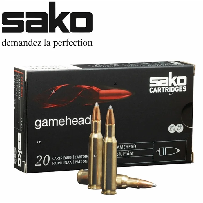 Balles Sako Gamehead 30-06 Sprg 180 Grains Par 20