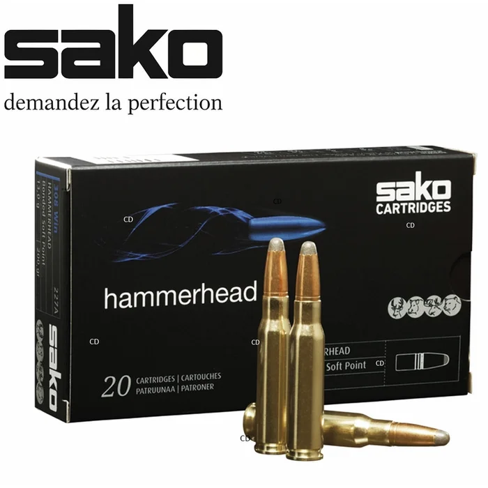Balles Sako Hammerhead SP 8×57 JS 200 Grains Par 20