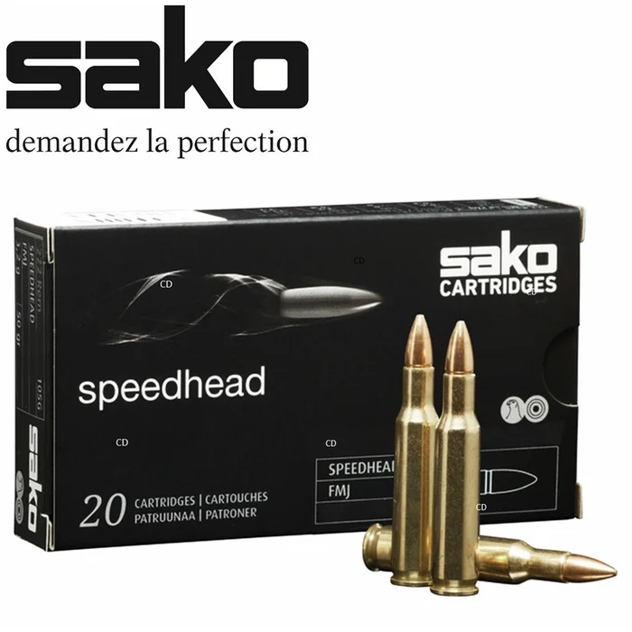 Balles Sako Speedhead FMJ 222 Rem Mag 50 Grains Par 20